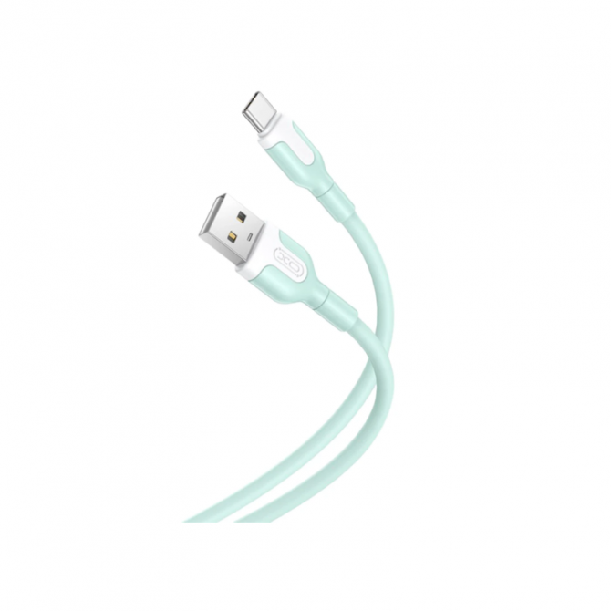 USB Кабель XO NB212 Type-C 2.1A/1m Green