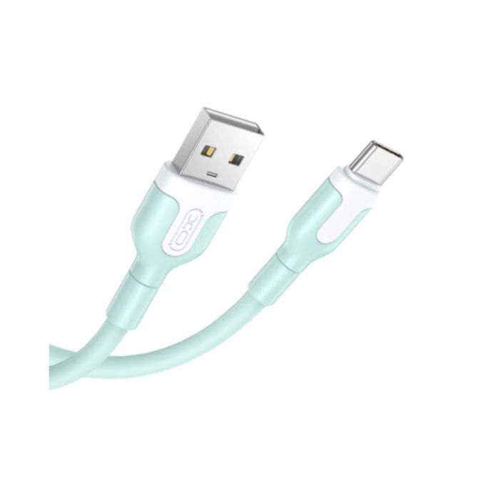 USB Кабель XO NB212 Type-C 2.1A/1m Green-1