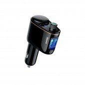 ФМ Modulator Baseus T-Typed S-06 Bluetooth MP3 player Black ФМ Modulator Baseus T-Typed S-06 Bluetooth MP3 player Black