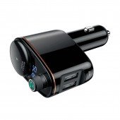 ФМ Modulator Baseus T-Typed S-06 Bluetooth MP3 player Black ФМ Modulator Baseus T-Typed S-06 Bluetooth MP3 player Black