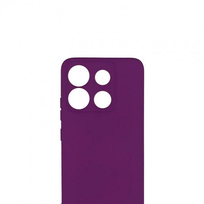 Чехол Silicone Case Infinix Smart 7 HD Темно Фиолетовый FULL-1
