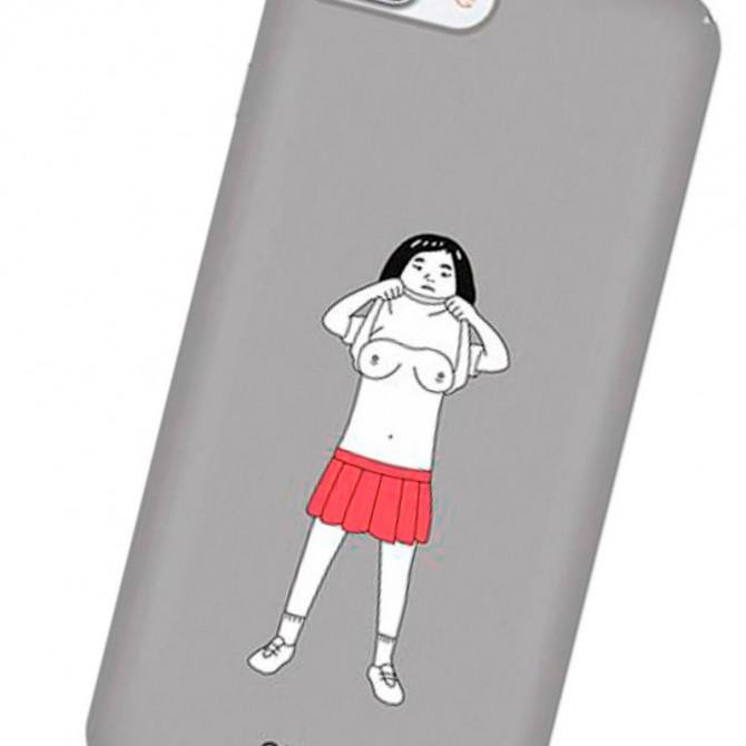 Чехол Pump Tender Touch Case for iPhone 8 Plus/7 Plus Asian`s Tits-2