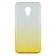 Силиконовая накладка с отливом для Meizu M3 желтая