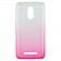 Силіконова накладка с отливом для Xiaomi Redmi Note 3 рожева
