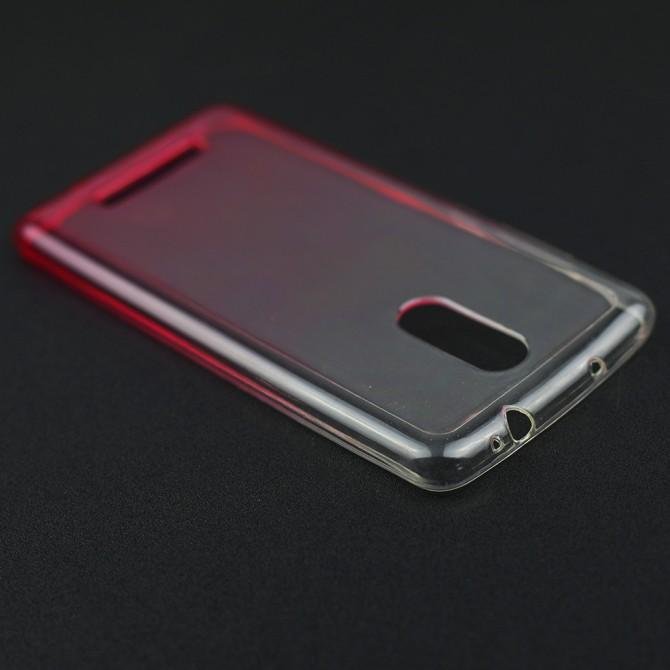 Силіконова накладка с отливом для Xiaomi Redmi Note 3 рожева-4