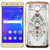 Силиконовый чехол Beckberg Breathe seria для Huawei Y3 (2017) Орнамент