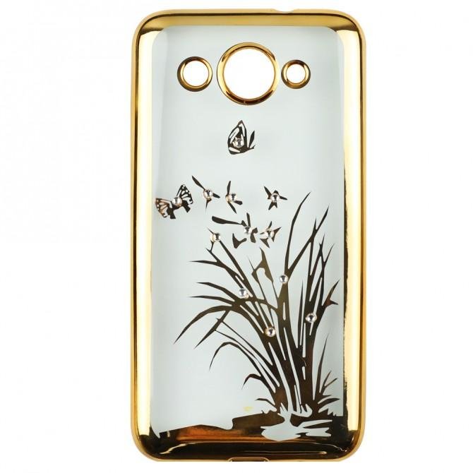 Силиконовый чехол Beckberg Breathe seria для Huawei Y3 (2017) Флора-1