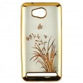 Силиконовый чехол Beckberg Breathe seria для Huawei Y3 II Флора