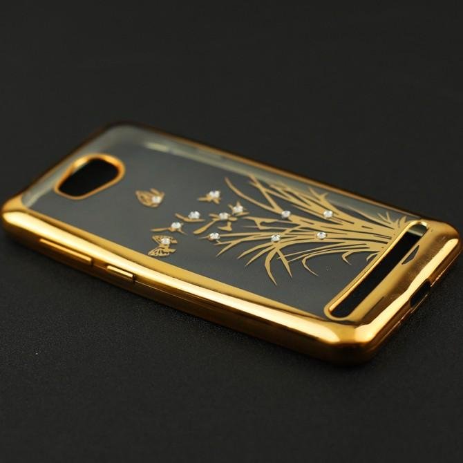 Силиконовый чехол Beckberg Breathe seria для Huawei Y3 II Флора-2