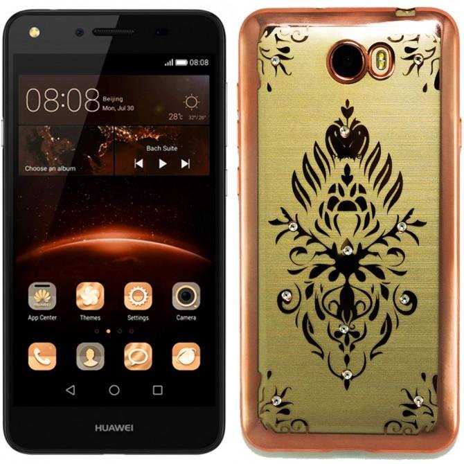 Силиконовый чехол Beckberg Breathe seria для Huawei Y5 II Орнамент