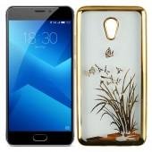 Силиконовый чехол Beckberg Breathe seria для Meizu M5 Note Флора