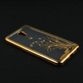 Силиконовый чехол Beckberg Breathe seria для Meizu M5 Note Флора