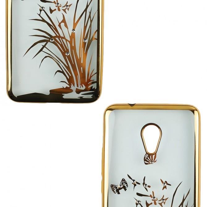 Силиконовый чехол Beckberg Breathe seria для Meizu M5s Флора-2