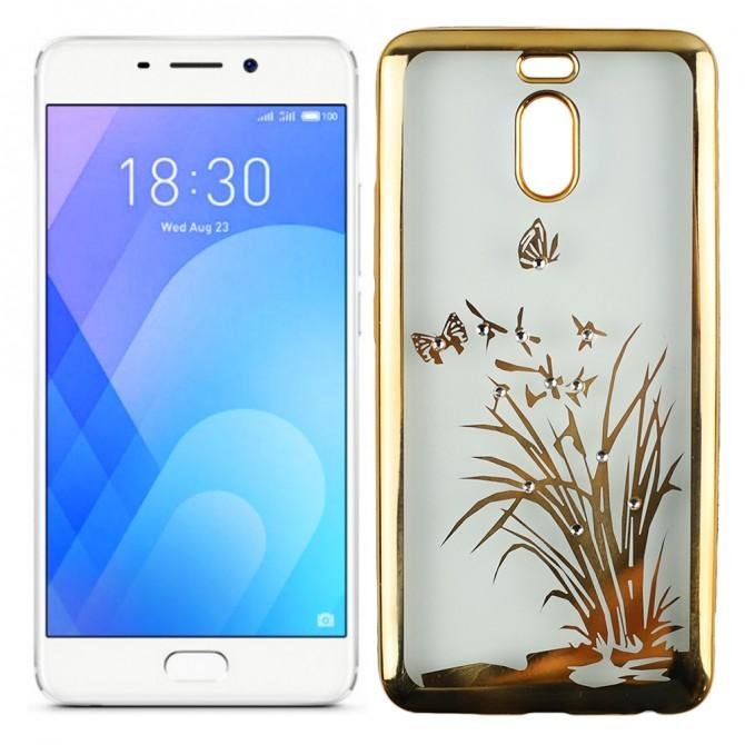 Силиконовый чехол Beckberg Breathe seria для Meizu M6 Note Флора