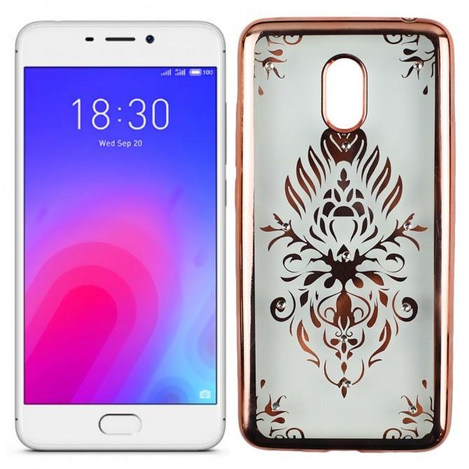 Силиконовый чехол Beckberg Breathe seria для Meizu M6 Орнамент