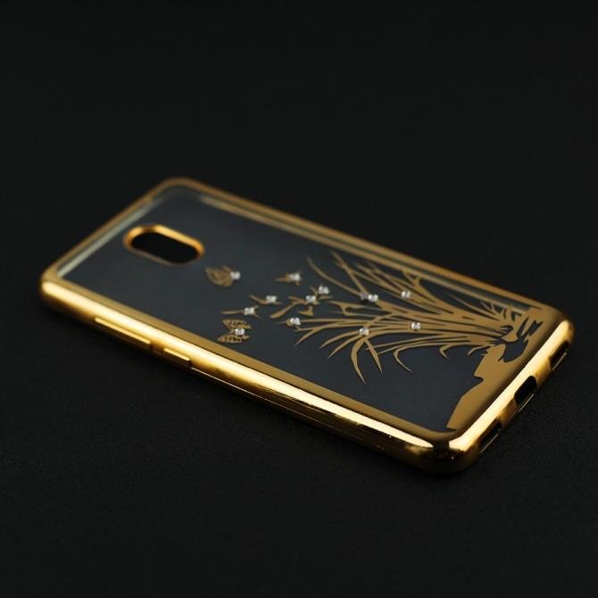 Силиконовый чехол Beckberg Breathe seria для Meizu M6 Флора-3