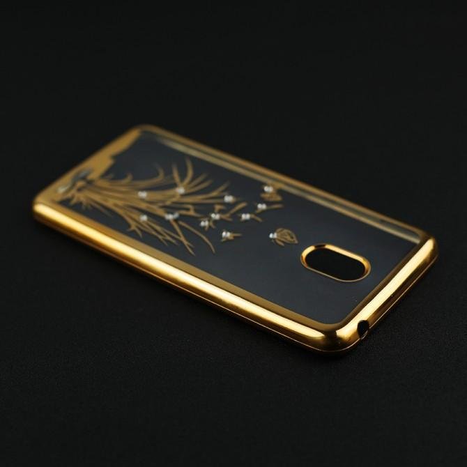 Силиконовый чехол Beckberg Breathe seria для Meizu M6 Флора-4