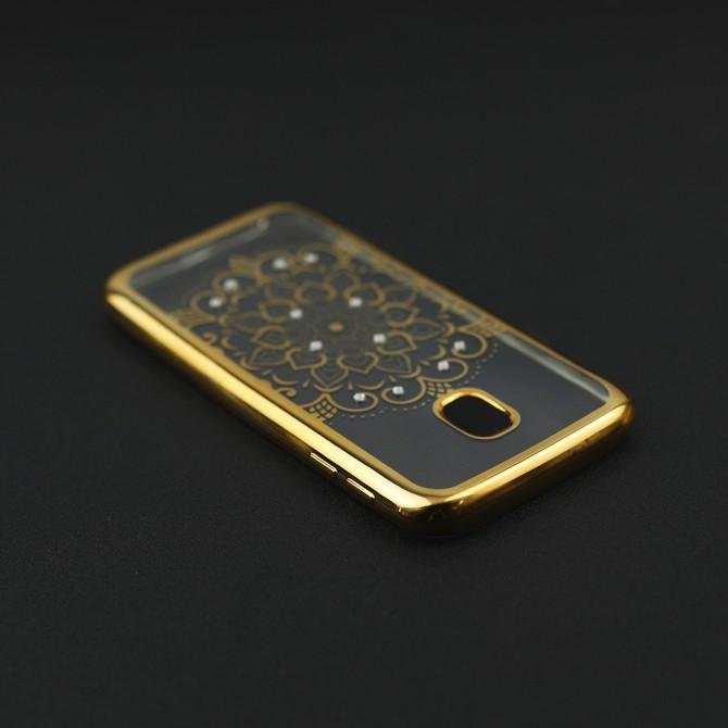 Силиконовый чехол Beckberg Breathe seria для Samsung J330 (J3-2017) Солнце-3