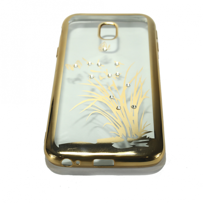 Силиконовый чехол Beckberg Breathe seria для Samsung J330 (J3-2017) Флора-2