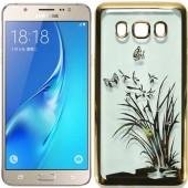 Силиконовый чехол Beckberg Breathe seria для Samsung J510 (J5-2016) Флора