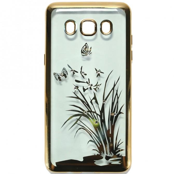 Силіконовий Чохол Beckberg Breathe seria для Samsung J710 (J7-2016) Флора-1