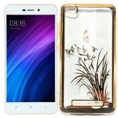 Силиконовый чехол Beckberg Breathe seria для Xiaomi Redmi 4a Флора