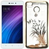 Силиконовый чехол Beckberg Breathe seria для Xiaomi Redmi 4x Флора