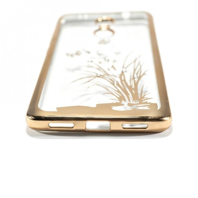 Силіконовий Чохол Beckberg Breathe seria для Xiaomi Redmi Note 4x Флора-2