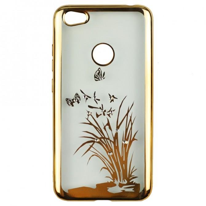 Силиконовый чехол Beckberg Breathe seria для Xiaomi Redmi Note 5a Флора-1