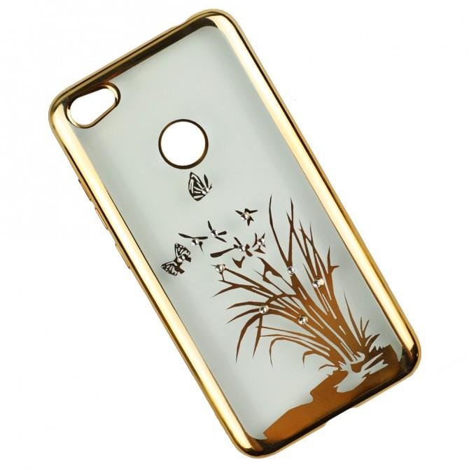 Силиконовый чехол Beckberg Breathe seria для Xiaomi Redmi Note 5a Флора-2