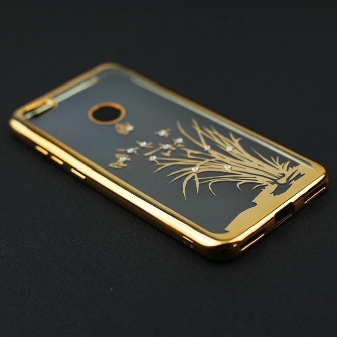 Силиконовый чехол Beckberg Breathe seria для Xiaomi Redmi Note 5a Флора-3