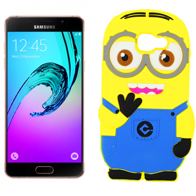 Силиконовый чехол Disney для Samsung A310 (A3-2016) Minions