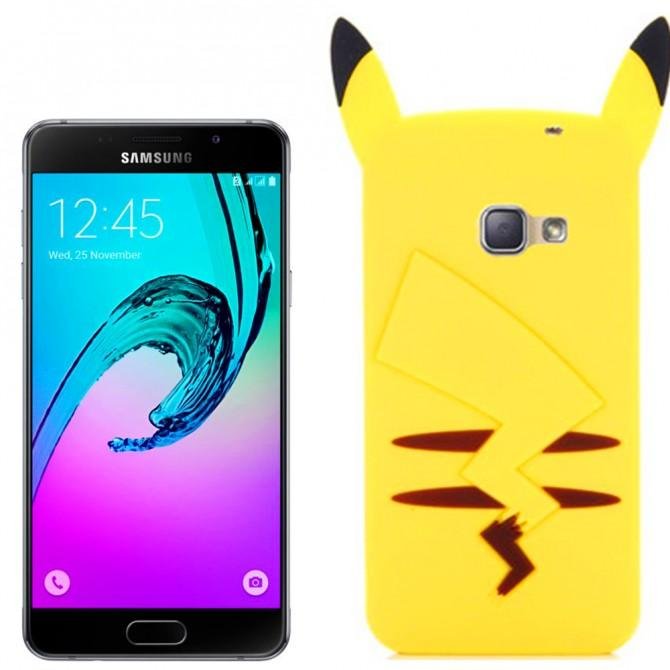 Силиконовый чехол Disney для Samsung A310 (A3-2016) Pokemon