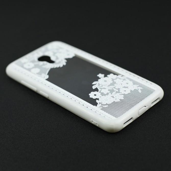 Силиконовый чехол для Meizu M3 Fashion белый-3