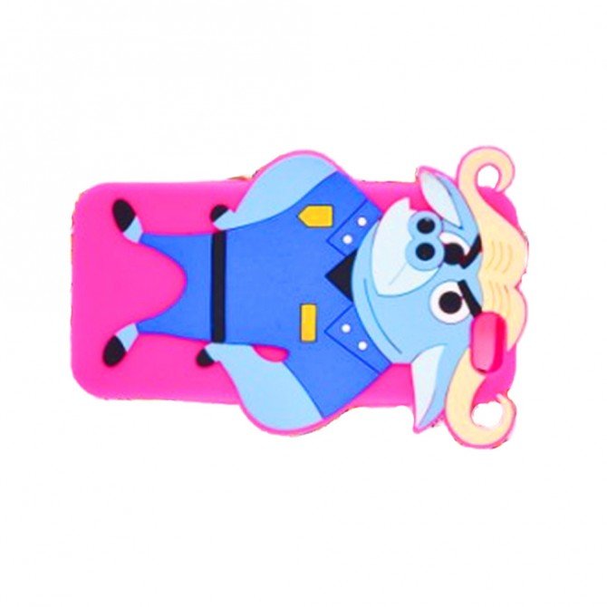 Силиконовый чехол Зверополис Cow для iPhone 6/6S-2