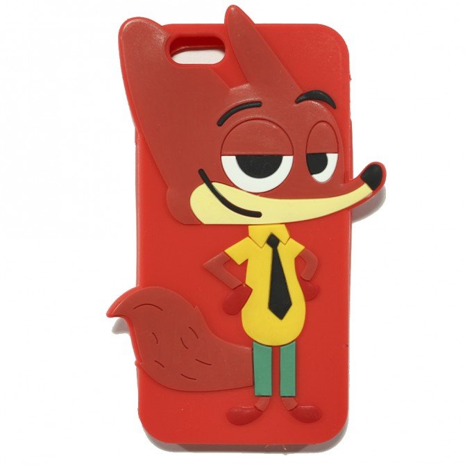 Силіконовий Чохол Звірополіс Fox для iPhone 6/6S-5