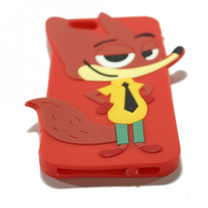 Силіконовий Чохол Звірополіс Fox для iPhone 6/6S-4