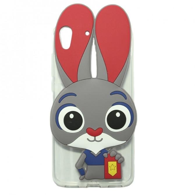 Силиконовый чехол Зверополис Rabbit для Huawei Y6 II