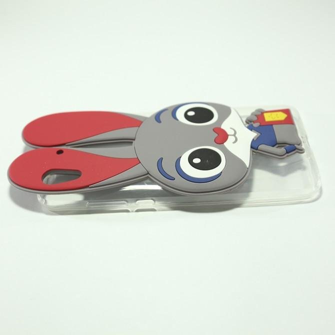 Силиконовый чехол Зверополис Rabbit для Huawei Y6 II-3