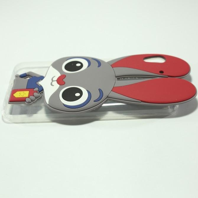 Силиконовый чехол Зверополис Rabbit для Huawei Y6 II-4