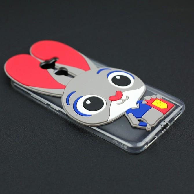 Силіконовий Чохол Звірополіс Rabbit для Huawei Y7-3