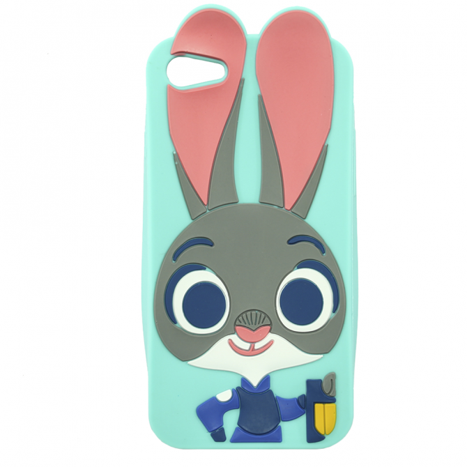 Силиконовый чехол Зверополис Rabbit для iPhone 7-1