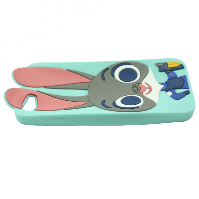 Силиконовый чехол Зверополис Rabbit для iPhone 7-2