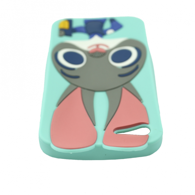 Силиконовый чехол Зверополис Rabbit для iPhone 7-5