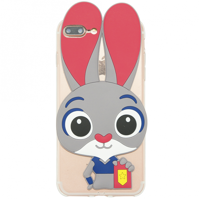 Силіконовий Чохол Звірополіс Rabbit для iPhone 7 Plus-2