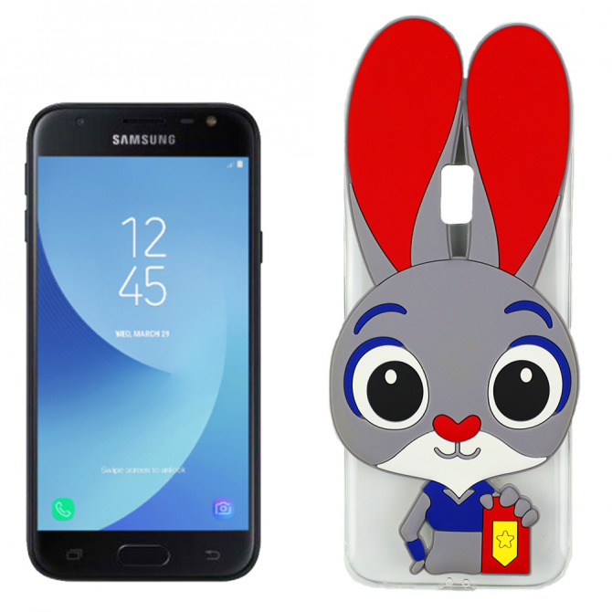 Силіконовий Чохол Звірополіс Rabbit для Samsung J330 (J3-2017)