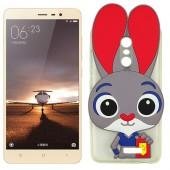 Силиконовый чехол Зверополис Rabbit для Xiaomi Redmi Note 3