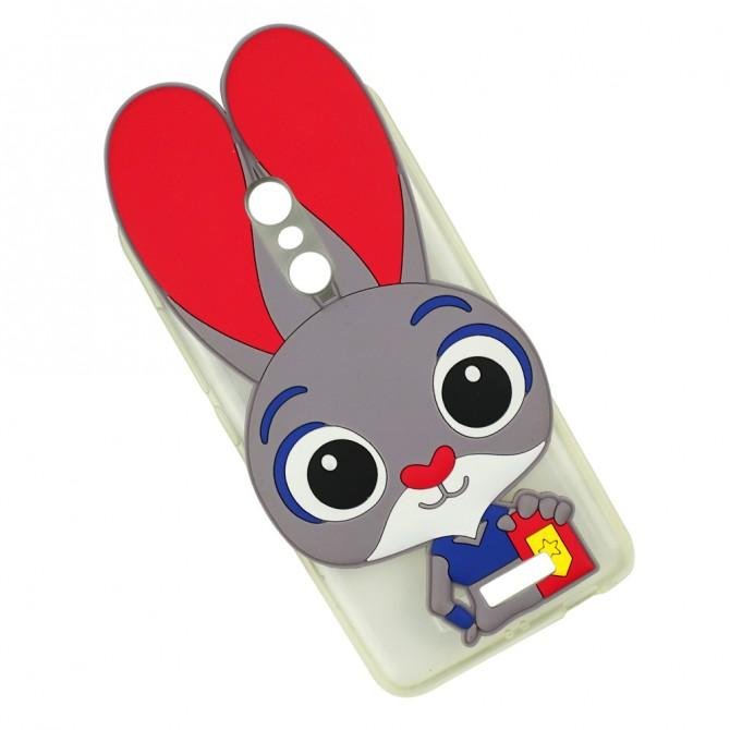 Силиконовый чехол Зверополис Rabbit для Xiaomi Redmi Note 3-2