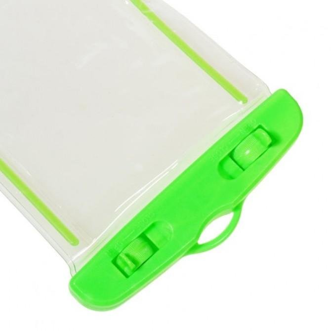Силиконовый чехол на шею Waterproof Green (6,5")-1