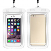 Силиконовый чехол на шею Waterproof White (6,5